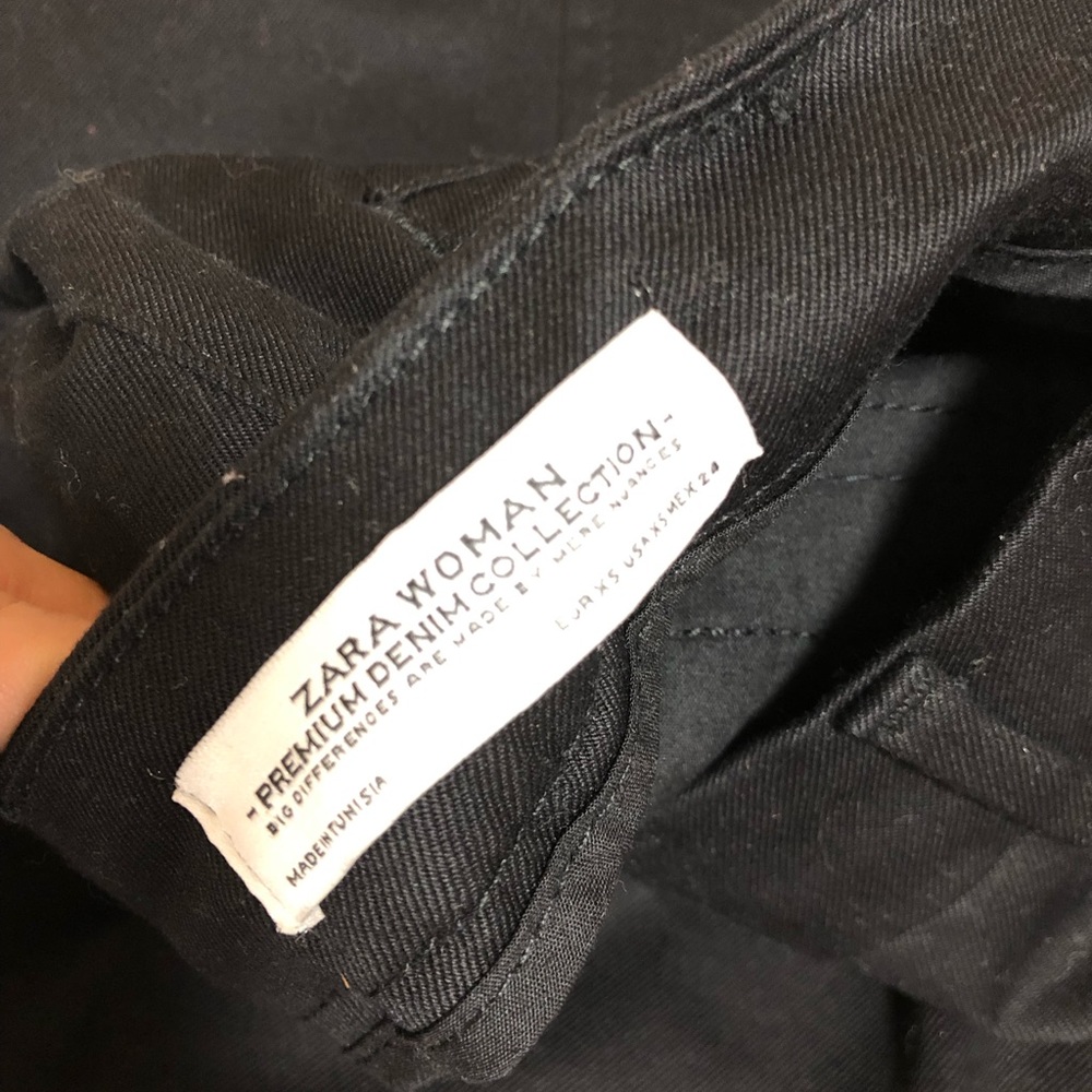 Zara the culotte wide legged pants in black XS - Picture 4 of 6